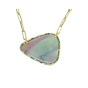 Opal, Emerald, & Diamond Necklace