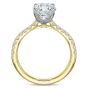 18K Yellow Gold Diamond Engagement Ring