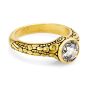 18K "Bubble" Semi-Mount Engagement Ring
