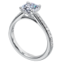 Platinum Semi-Mount Engagement Ring