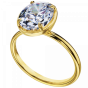 18K Semi-Mount Engagement Ring