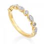 18K Yellow Gold Diamond Band