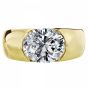 18K Yellow Gold Engagement Ring Mounting