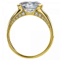 18K Yellow Gold Engagement Ring Mounting