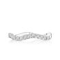 Diamond Wave Wedding Band