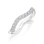 Diamond Wave Wedding Band