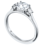 Platinum Semi-Mount Engagement Ring