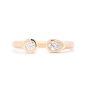 Open 'Boulder' Double Diamond Ring
