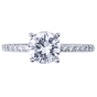 Platinum Semi-Mount Engagement Ring