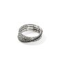 Black Sapphire Crossover Ring