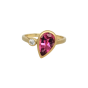 Pink Tourmaline & Diamond Ring