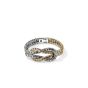 Mixed Metal Love Knot Ring