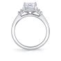 Emerald Cut Seven Stone Engagement Ring 