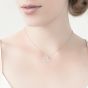 Silver Four Star Wave Pendant
