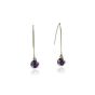 Amethyst Drop Earrings