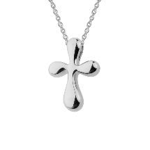 Tear Drop Cross Pendant