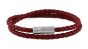 Double Wrap Pop Rigato Leather Bracelet 