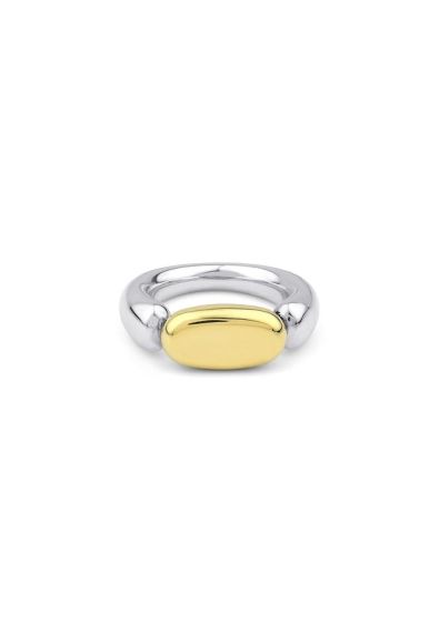 Mixed Metal "Stone" Ring
