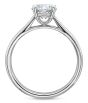 18K White Gold Solitaire Engagement Ring
