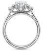 18K White Gold Engagement Ring