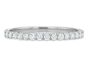 18K White Gold New Aire Silk Diamond Band