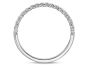 18K White Gold New Aire Silk Diamond Band