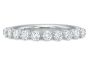 18K White Gold Flush Fit Diamond Band