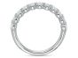18K White Gold Flush Fit Diamond Band