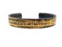 24K/Oxidized Silver Cuff