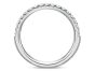 18K White Gold Comfort Fit Diamond Band