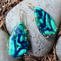 Azurite Malachite Earrings