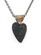 Hematite Heart Pendant