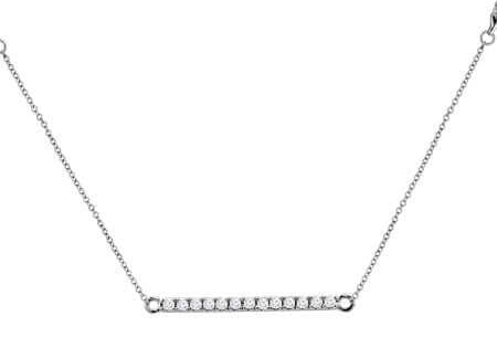 Diamond Bar Necklace