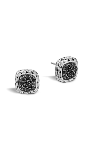 Classic Chain Pave Stud Earrings