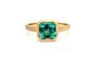 Emerald-Cut Emerald Ring