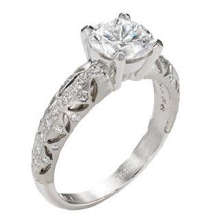 18K & Diamond Engagement Ring