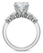 18K White Gold Engagement Ring