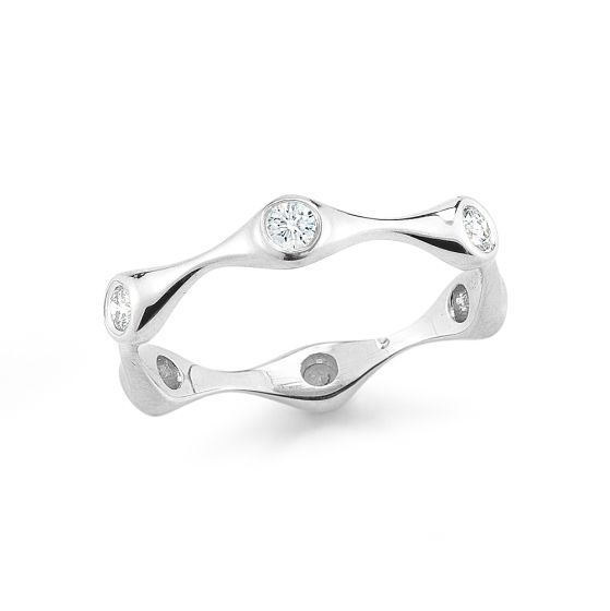 Diamond "Bamboo" Ring