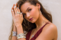 Mixed Metal Elongated Kite Bangle