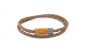  Leather Montecarlo Bracelet w/ Wooden Clasp