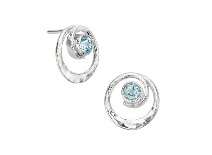 Blue Topaz Posy Earring