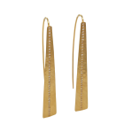 Hammered Drop Earrings