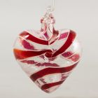 Red Spin Heart Ornament