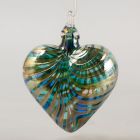 Marina Blue Heart Ornament