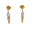 Diamond Hoop Earrings