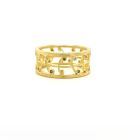 Yellow Gold Twig Ring