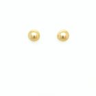 Cultured Golden South Sea Pearl Studs
