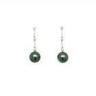 Cultured Tahitian Pearl Earrings