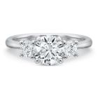 18K White Gold Engagement Ring
