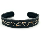 Platinum & 18K Cuff Bracelet